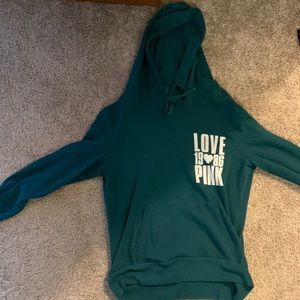 Pink nation blue sweatshirt size small.